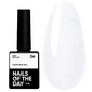 Base NAILSOFTHEDAY Cover NEW Formula Milk 06 milky with blue glitter 10 ml