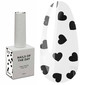Топ NAILSOFTHEDAY Kupidon top 03 с черными сердечками без липкого слоя 10 мл