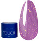 Гель для наращивания TOUCH Builder gel Shine mix 05 розовый с поталью 15 мл