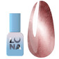 Lakier hybrydowy LUNA Magnetic Cat Eye 2 rubinowy z płatkami folii 8 ml (382-6384-1974)