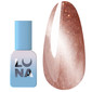 Lakier hybrydowy LUNA Magnetic Cat Eye 4 zakurzona róża z płatkami folii 8 ml (382-6386-1976)