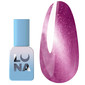 Lakier hybrydowy LUNA Magnetic Cat Eye 8 fuksja z płatkami folii 8 ml (382-6390-1980)