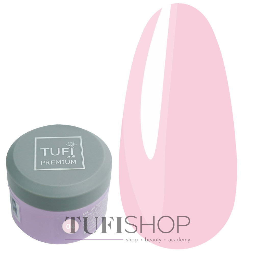 LED/UV nail extension gel TUFI profi PREMIUM Gel 04 Candy Pink 30 g ...